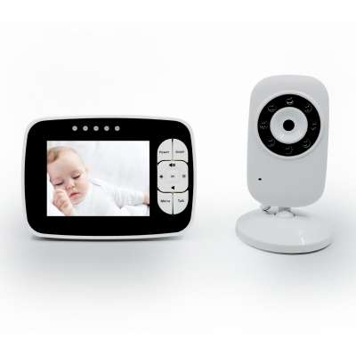 Video Baby Monitor 3.5" Large LCD Screen, Baby Monitors