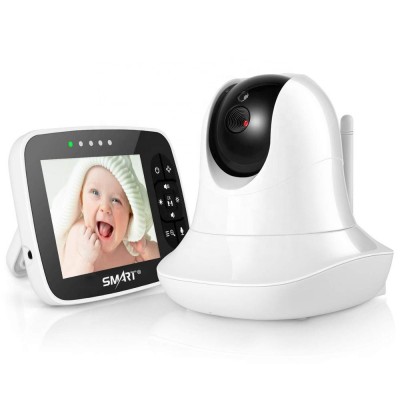 3.5 inch LCD Screen 2.4g PTZ Digital Video Baby Monitor