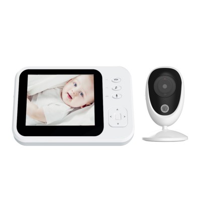 3.5 inch Digital Wireless Video Baby Monitor with Night Vision Temperature Alarm