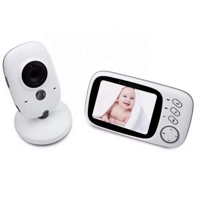 2.4 ghz Digital wireless Video Baby Monitor with Camera, Infrared Night Vision, Two-Way Talk Back, 3.2" LCD Screen, Temperature