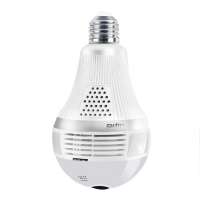 960P Light Bulb Camera WiFi Panoramic IP Security Surveillance System with IR Motion Detection, Night Vision, Two-Way Audio