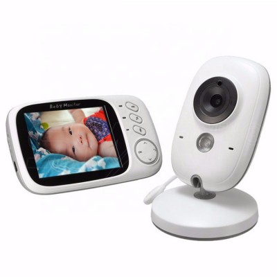 Baby Monitor 3.2inch LCD Display Video Baby Monitor with Night Vision and Temperature Monitoring and Lullabies